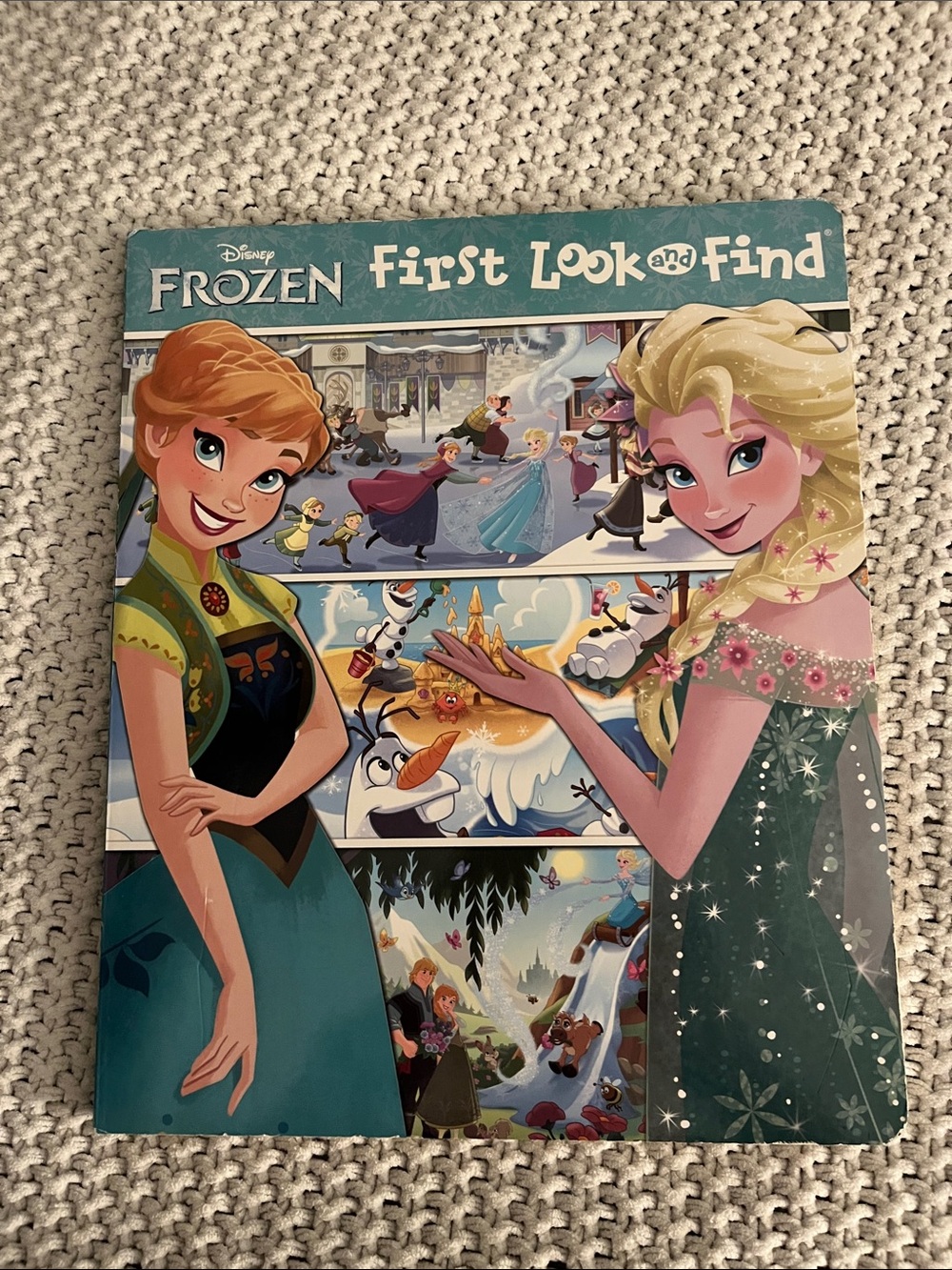 Disney Frozen First Look and Find Hardcover Book | Good Pre-Owned Condition